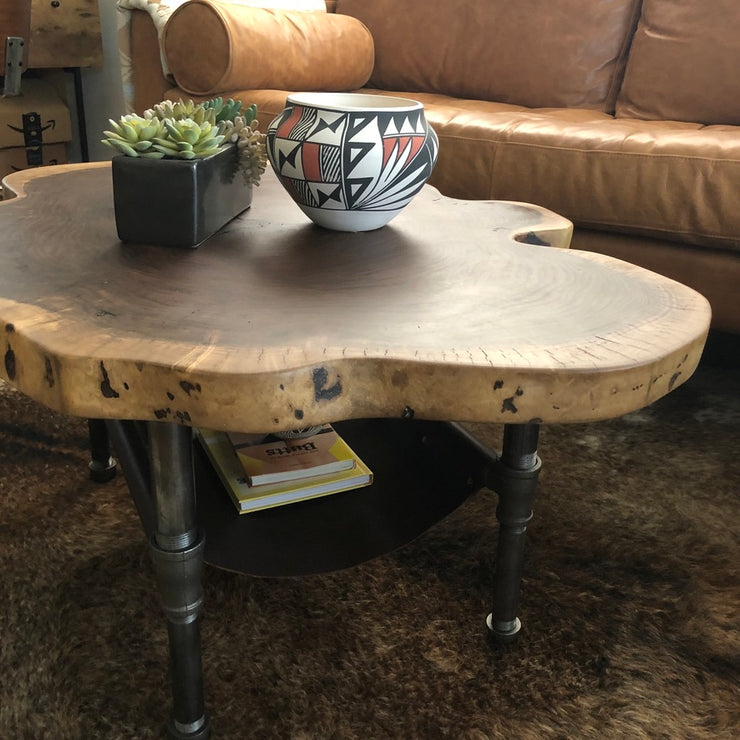 Blackwood Circular Slab Coffee Table